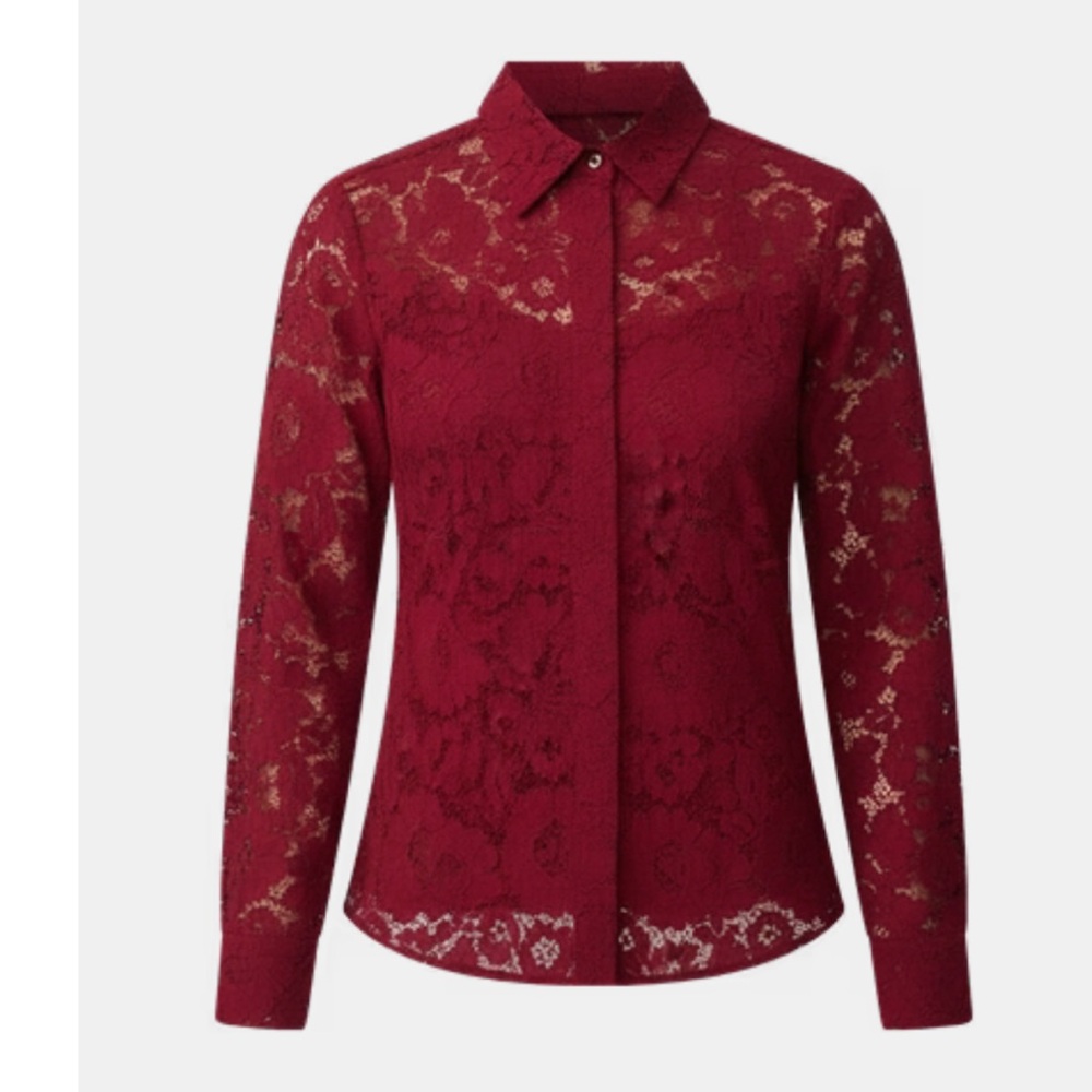 NWT Ann Taylor lace shirt with cami - Picture 3 of 12